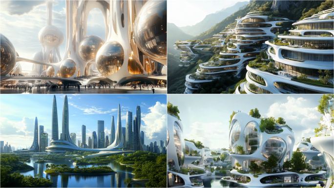 科幻概念未来城市