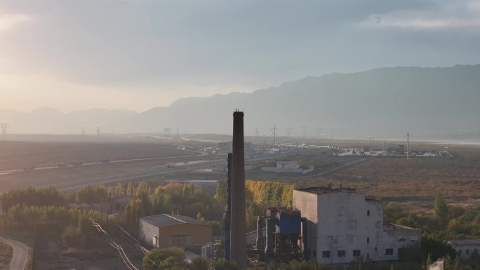 达坂城盐厂航拍