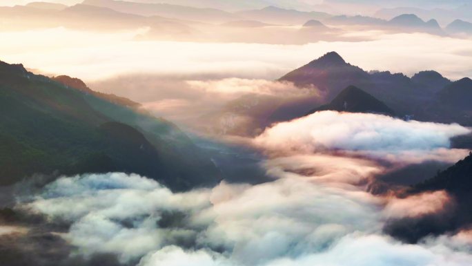 中国大山大河山水风光