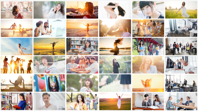 【12款】照片墙多照片展示多图片AE模板