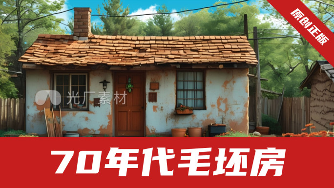 70年代 80年代 农村小院 土坯房