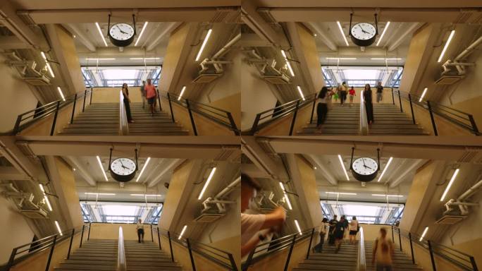 1.香港中环街市老式钟表延时