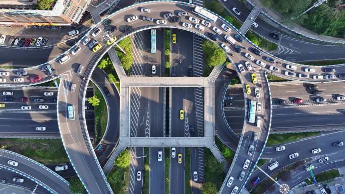 九龙坡陈家坪立交航拍