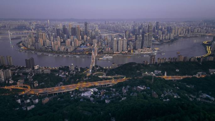 重庆市城市地标宣传旅游风光航拍