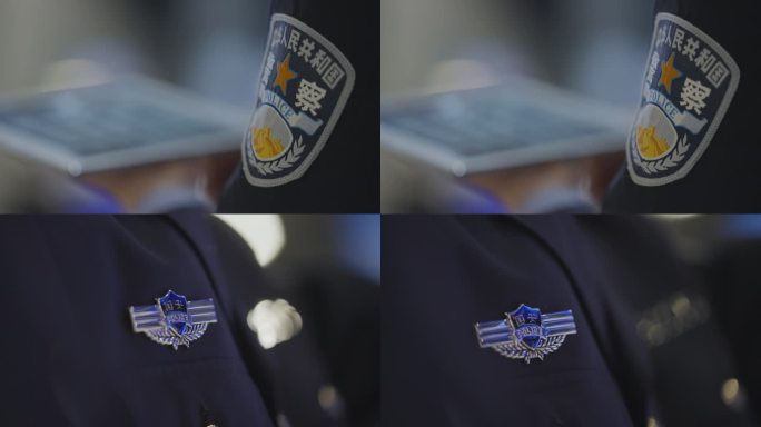 警察肩章国安徽章