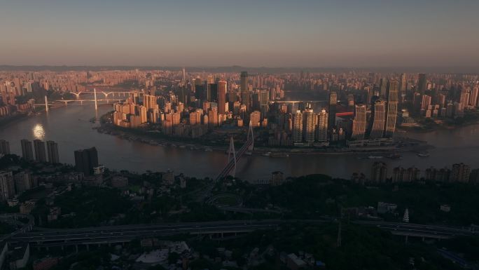 重庆市城市地标宣传旅游风光航拍
