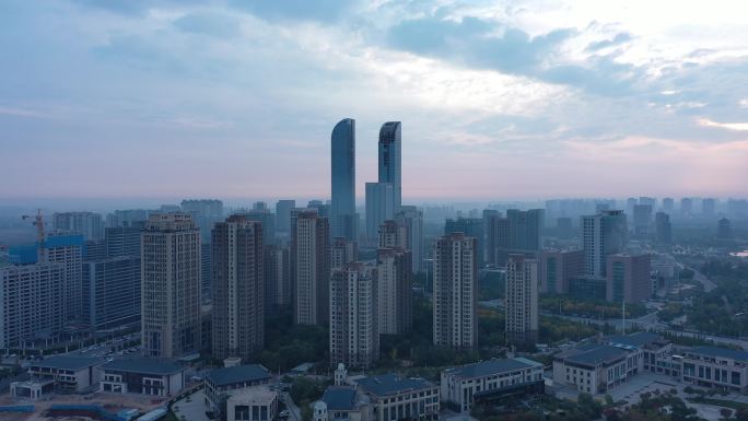 DJI_0591早霞中的阅海湾右移