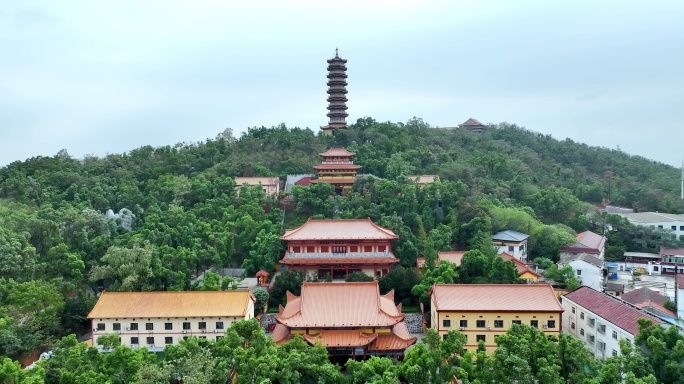 岳阳 圣安古寺-万佛宝塔