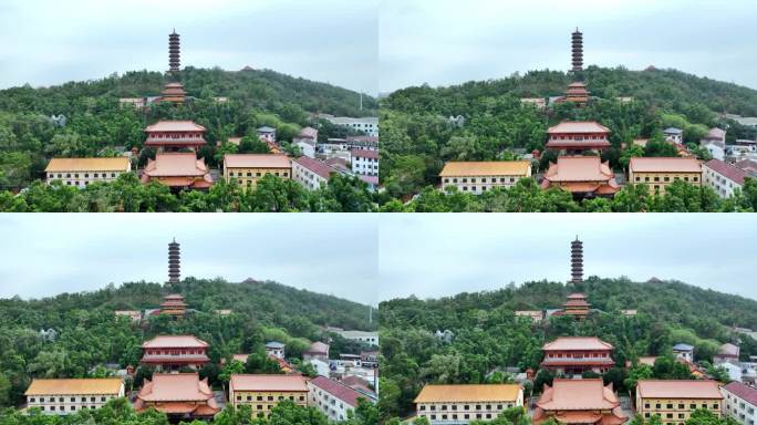 岳阳 圣安古寺-万佛宝塔