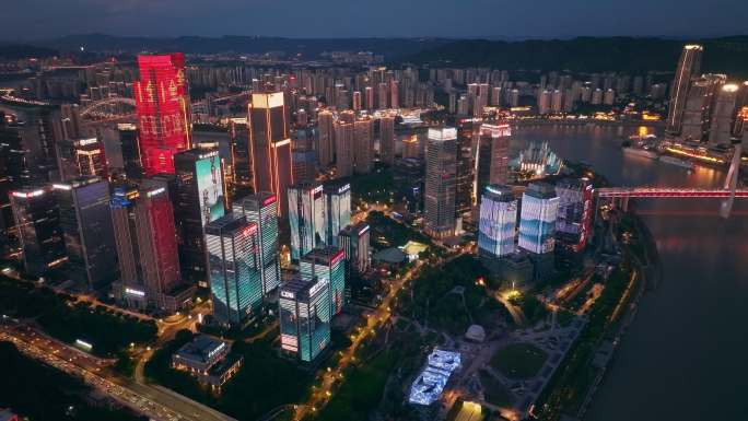 重庆市城市地标宣传旅游风光航拍