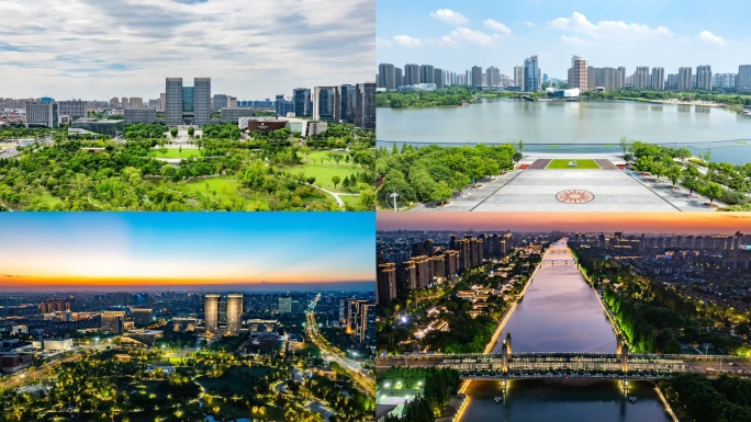 苏州太仓航拍延时