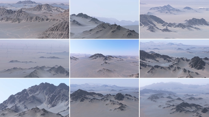 青海黑独山航拍