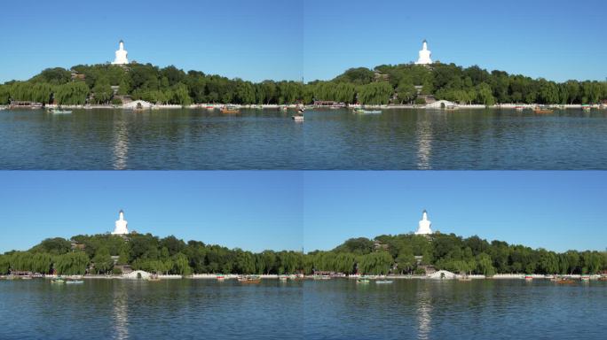 北京北海公园白塔