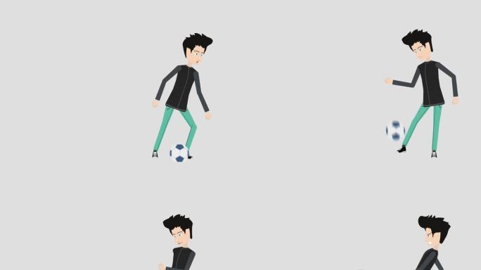 MG动画踢足球