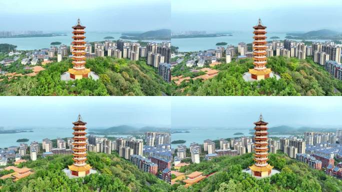 岳阳 圣安古寺-万佛宝塔