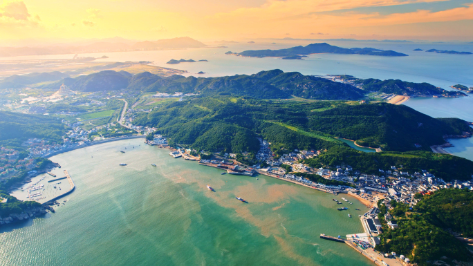 舟山朱家尖岛海岛风光