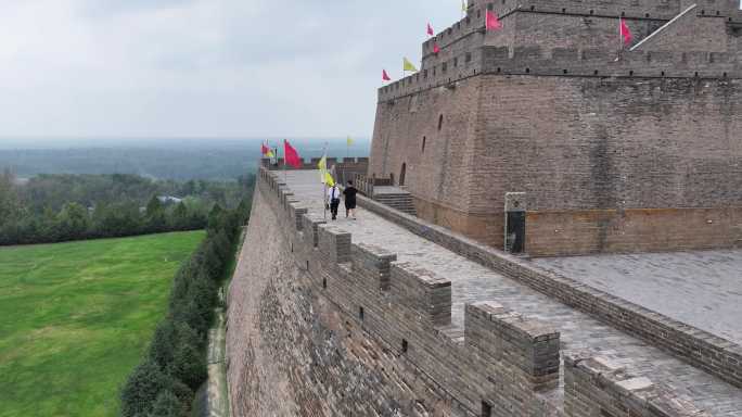 镇北台 榆林 旅游 烽火台 航拍 陕西