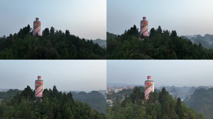 贵州遵义茅台酒航拍