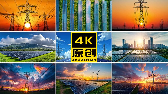 太阳能光伏新能源风力发电电塔