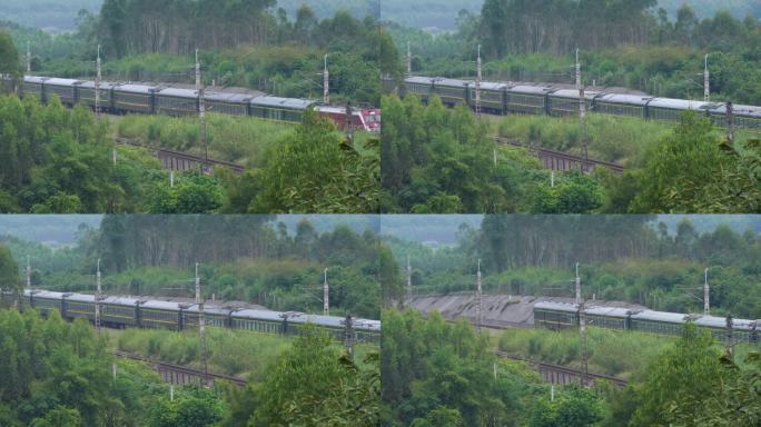 京广铁路绿皮火车（