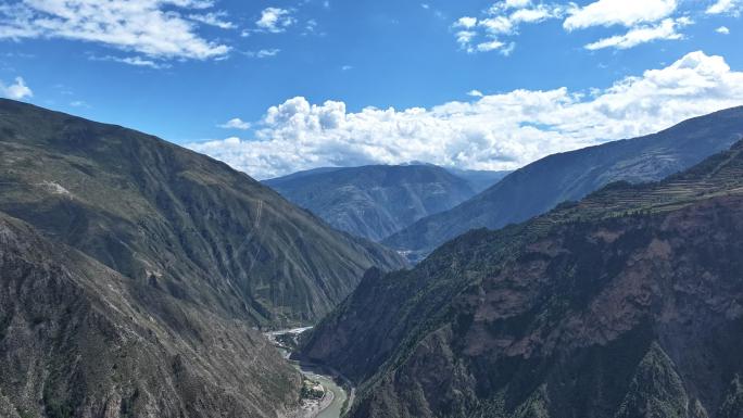 美丽山川山河云海川西高山延时