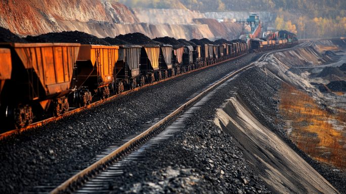 矿山生产传送带 矿车矿脉煤矿矿石井下作业