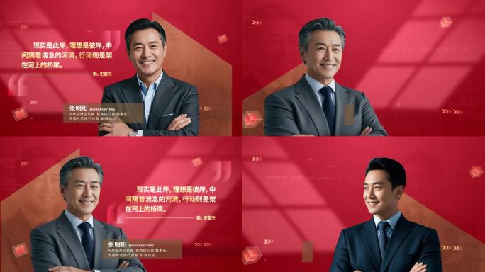黑金人物 名人名言领导语录 人物传记片头