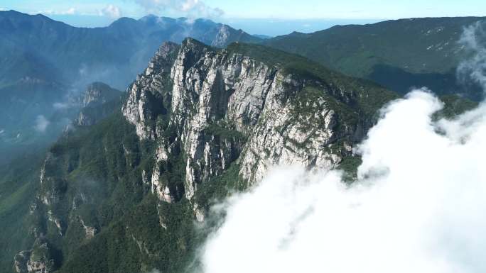 庐山五老峰壮观航拍4k