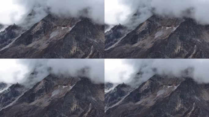 西藏山南市洛扎县贡嘎措航拍