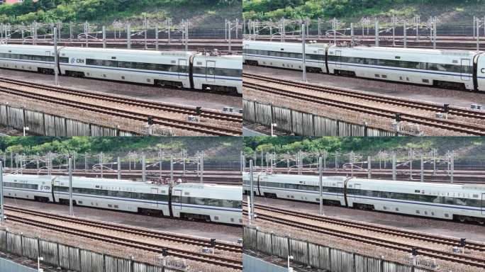 中国高铁行驶动车和谐号动车组