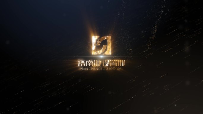 粒子logo金色logo演绎