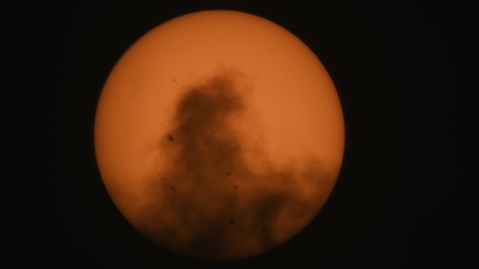 超级大太阳延时摄影