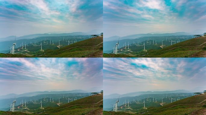 广西桂林摩天岭日出延时