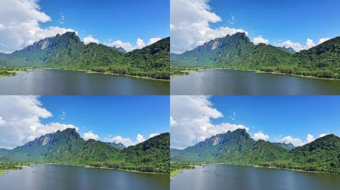 航拍海南省东方市东方小桂林