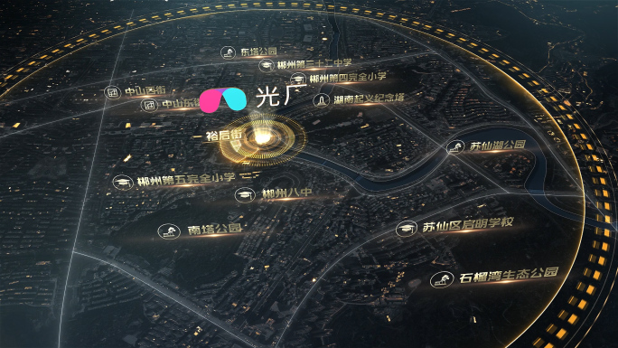 原创卫星区位地图