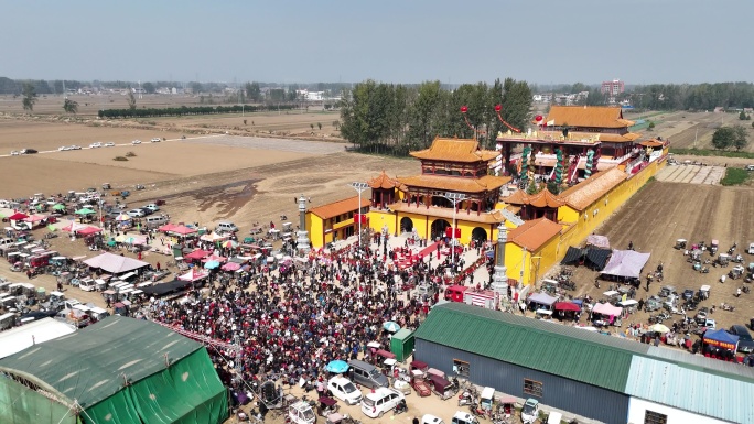 普渡寺庙航拍