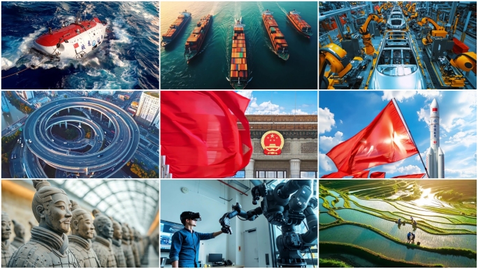 中国宣传片经济发展中国梦风景祖国新中国