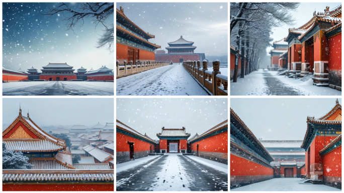 故宫 下雪