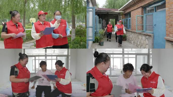 乡村志愿者 走访普及知识