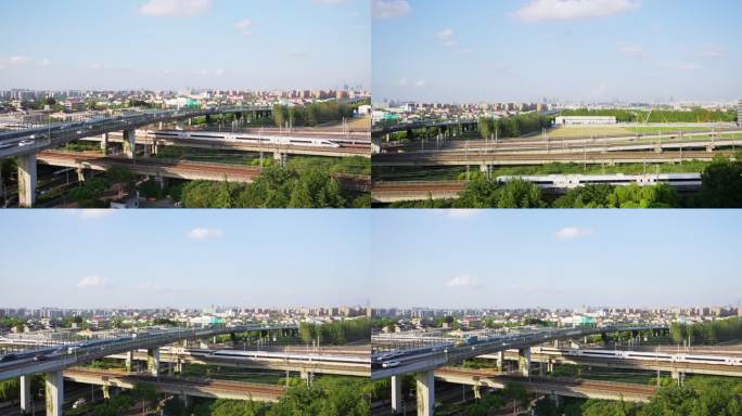 上海 虹桥站 来往的高铁动车