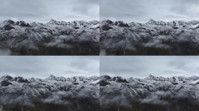 西藏山南市洛扎县贡嘎措民久马曲航拍