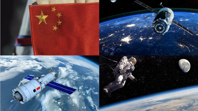 航天航空卫星宇宙宇航员