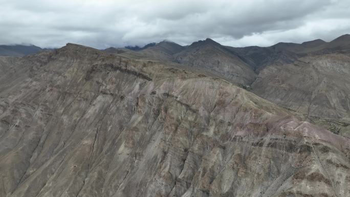 西藏山南市洛扎县城航拍