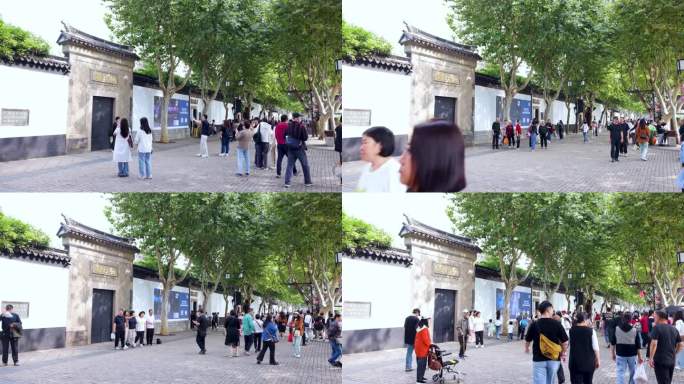 拙政园门口延时