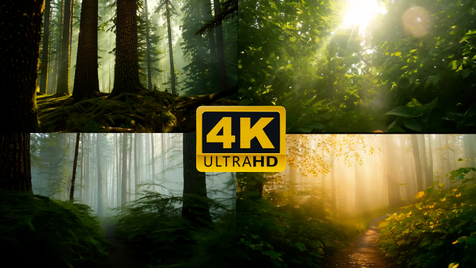 第一视角穿越丛林树林