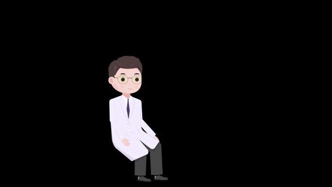 医生MG人物动画AE模板