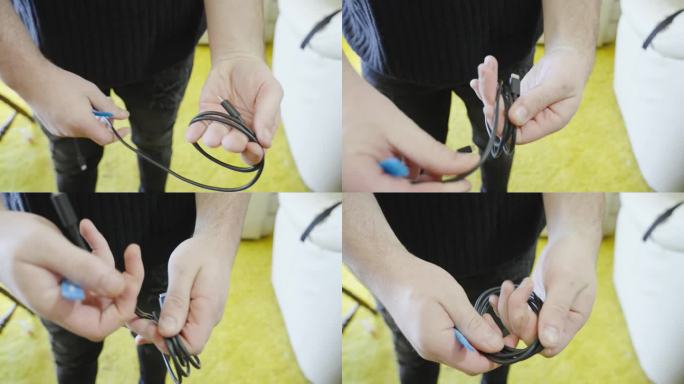 特写镜头中的慢动作过程。