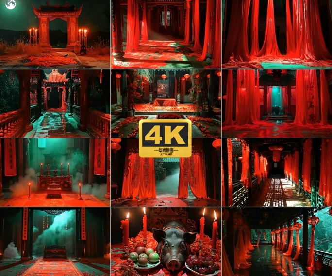 4k中式恐怖冥婚剧本杀背景