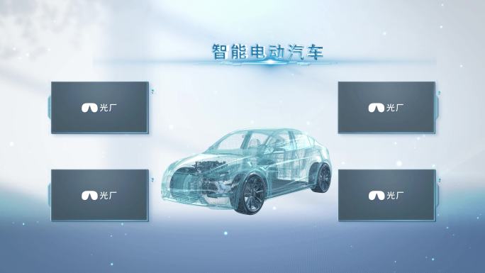 智能电动汽车智慧电车系统AE模板