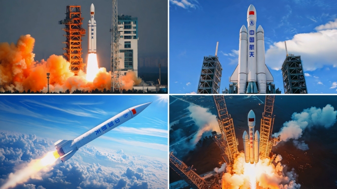 中国火箭火箭发射中国航天载人航空宇航员